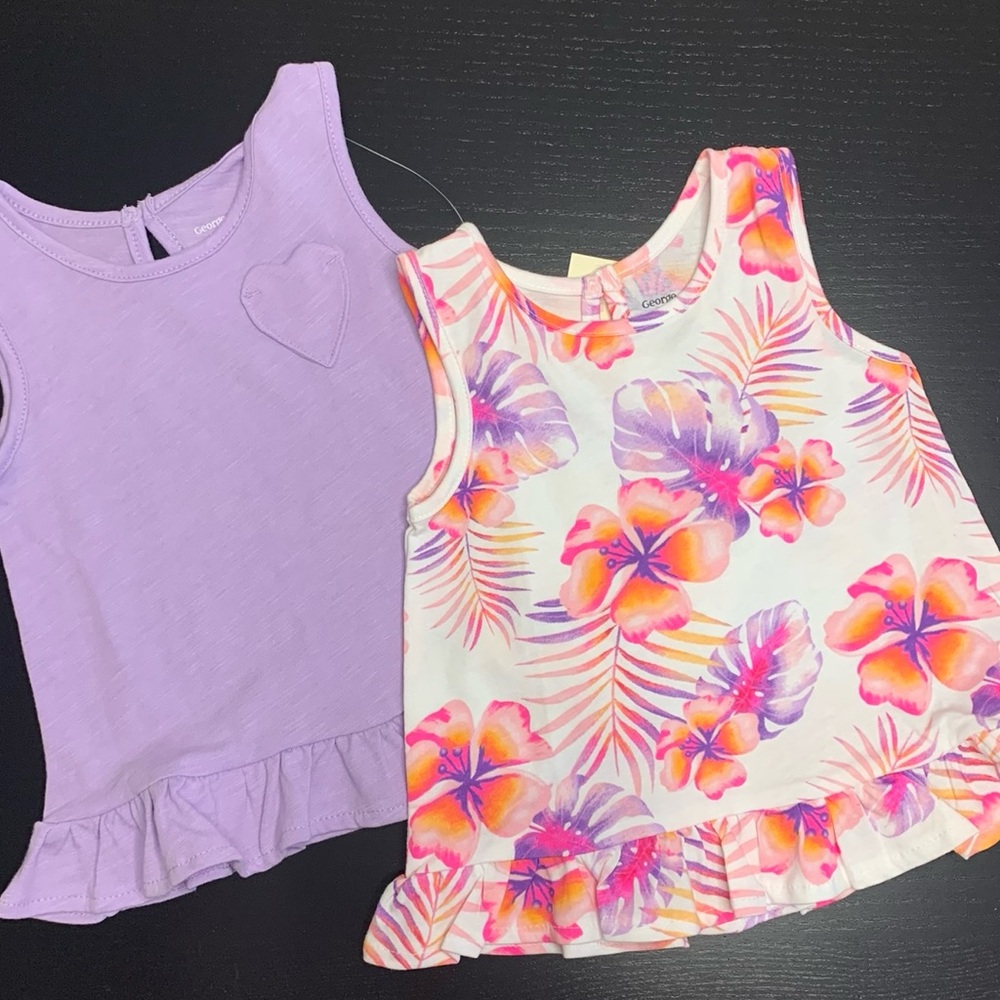 ⭐️2/$8.00⭐️ - NWT 6-12m 2-Pack Shirts